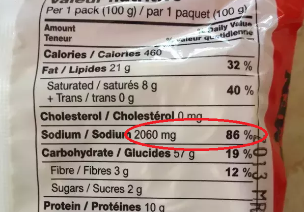 food label