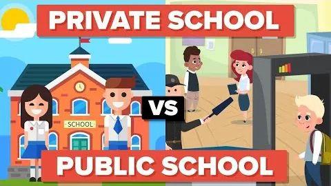 美国公立学校,美国私立学校