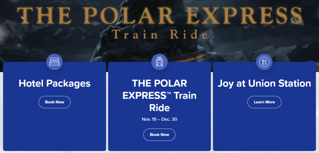 全美各地开往北极的圣诞火车,Polar Express All Aboard来了!