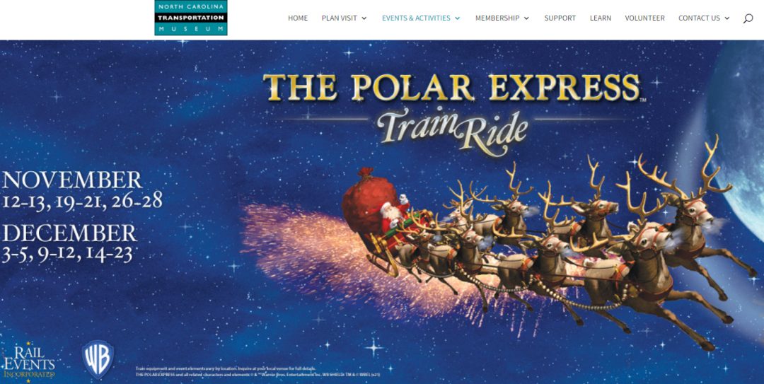 全美各地开往北极的圣诞火车,Polar Express All Aboard来了!