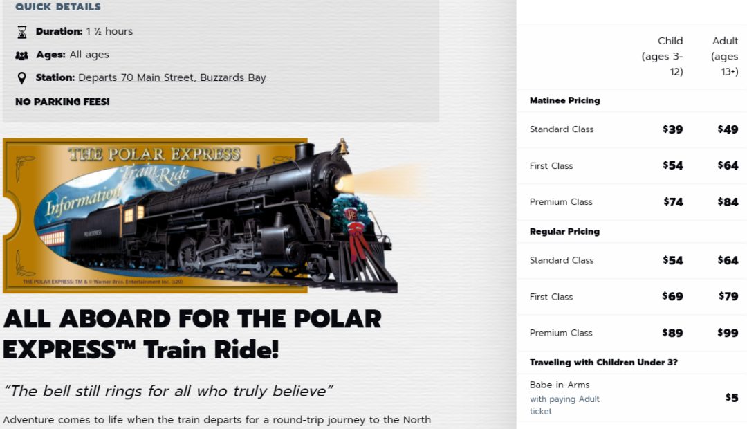 全美各地开往北极的圣诞火车,Polar Express All Aboard来了!
