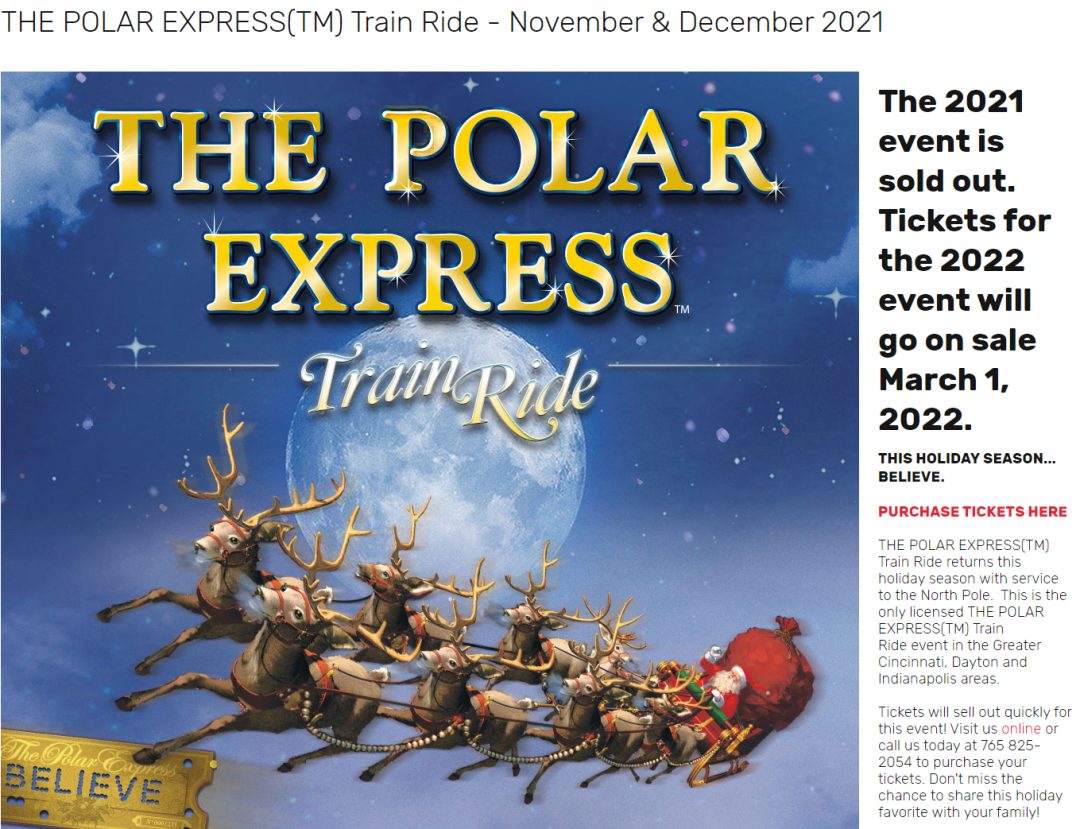 全美各地开往北极的圣诞火车,Polar Express All Aboard来了!