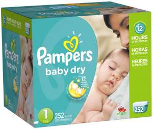 Pampers baby dry纸尿裤