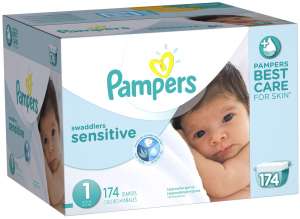 Pampers sensitive纸尿裤