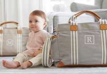 Pottery Barn Kids经典款妈咪包Review(附妈咪包选购建议) diaper bag