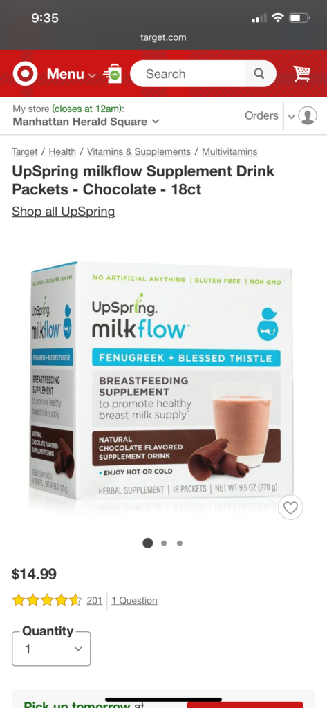 美国UpSpring Milkflow催奶茶