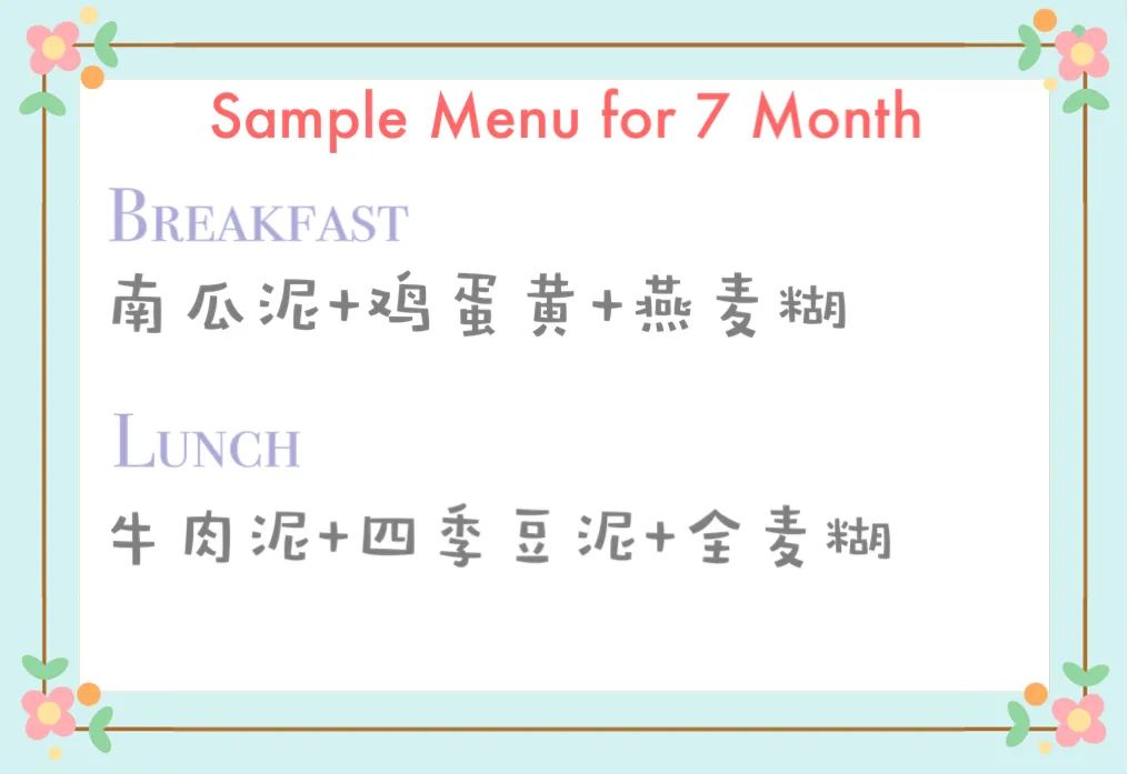 美国宝宝辅食添加