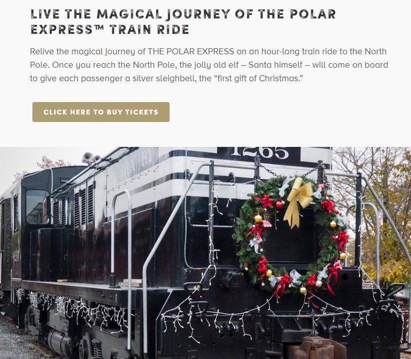 全美各地开往北极的圣诞火车，Polar Express All Aboard来了！