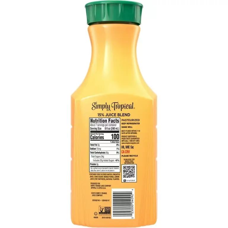 就在超市摆着!Simply Tropical juice被曝含有致癌物,这次的雷我们不得不避! 就在超市摆着!Simply Tropical juice被曝含有致癌物,这次的雷我们不得不避!