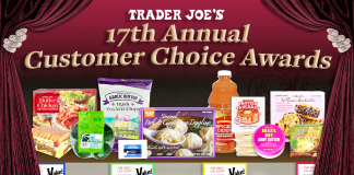 第17届Trader Joe’s年度“顾客最喜爱奖”正式揭晓,小笼包登顶年度总冠军
